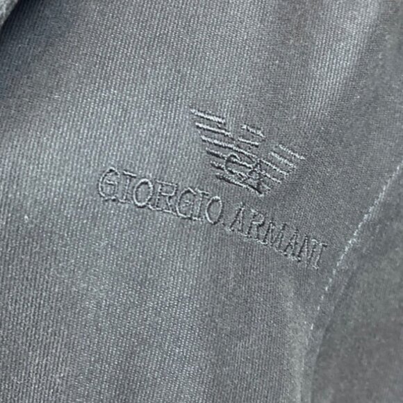 Giorgio Armani Women's Black Button Up Jacket Coat Sz S - Picture 7 of 12